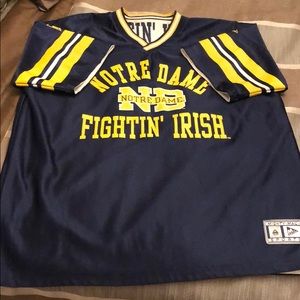 EUC VINTAGE NOTRE DAME FOOTBALL JERSEY 2 sided